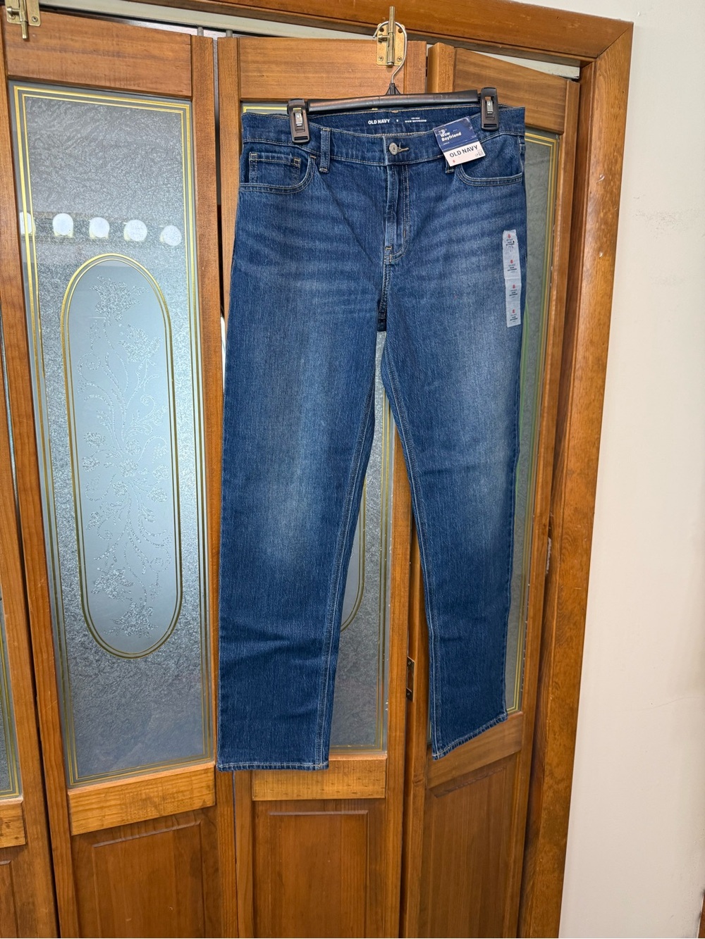OLD NAVY Ladies WOW BOYFRIEND Jeans - Dark Blue, BRAND NEW